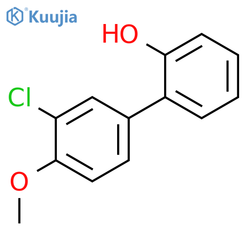 2-(3-Chloro-4-methoxyphenyl)phenol structure