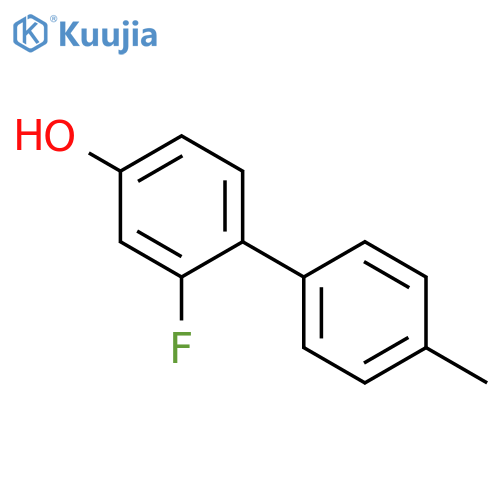 3-Fluoro-4-(4-methylphenyl)phenol structure