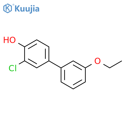 4-(3-Ethoxyphenyl)-2-chlorophenol structure