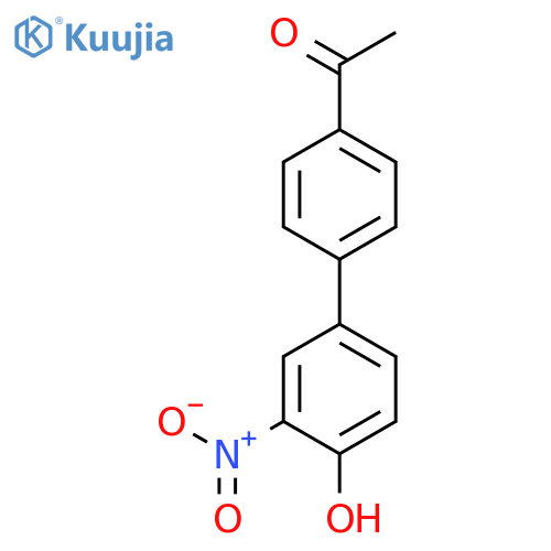 4-(4-Acetylphenyl)-2-nitrophenol structure