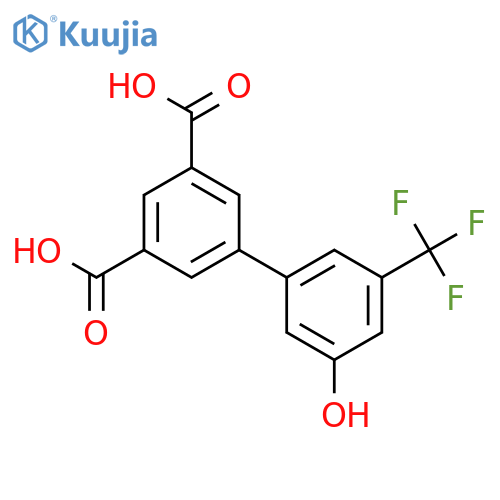 5-(3,5-Dicarboxyphenyl)-3-trifluoromethylphenol structure