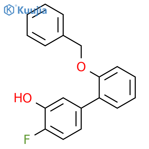 5-(2-Benzyloxyphenyl)-2-fluorophenol structure