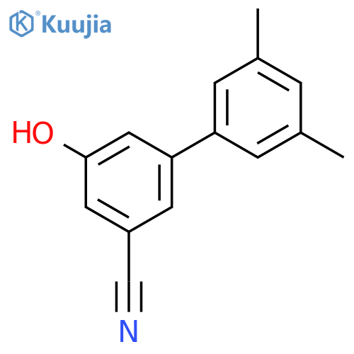 3-Cyano-5-(3,5-dimethylphenyl)phenol structure