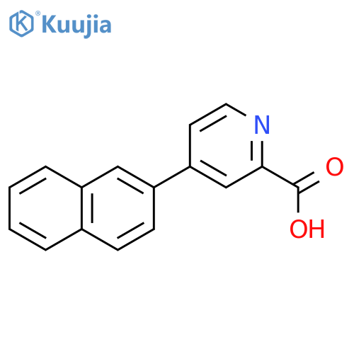 4-(Naphthalen-2-yl)picolinic acid structure