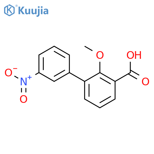 2-methoxy-3-(3-nitrophenyl)benzoic Acid structure