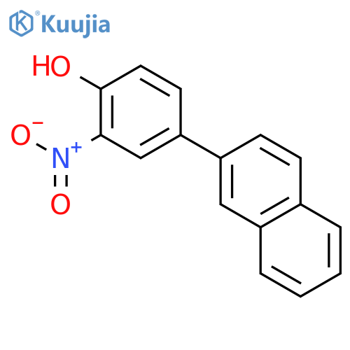 4-(Naphthalen-2-YL)-2-nitrophenol structure