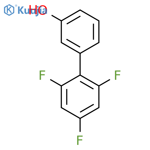 3-(2,4,6-Trifluorophenyl)phenol structure