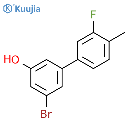 3-Bromo-5-(3-fluoro-4-methylphenyl)phenol structure