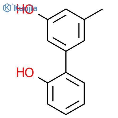 5-(2-Hydroxyphenyl)-3-methylphenol structure