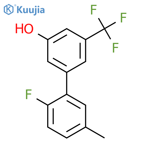 5-(2-Fluoro-5-methylphenyl)-3-trifluoromethylphenol structure
