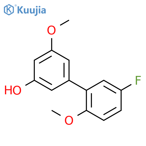 5'-Fluoro-2',5-dimethoxy[1,1'-biphenyl]-3-ol structure
