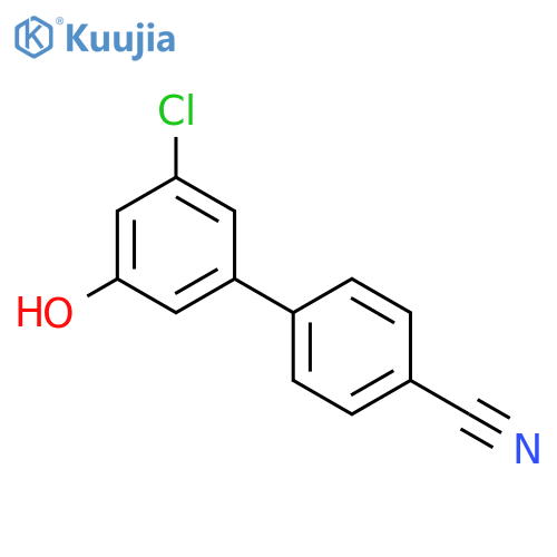 3-Chloro-5-(4-cyanophenyl)phenol structure