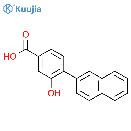 3-Hydroxy-4-(naphthalen-2-YL)benzoic acid structure