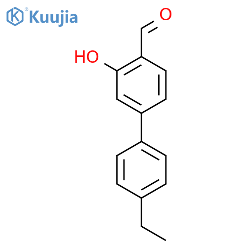 5-(4-Ethylphenyl)-2-formylphenol structure