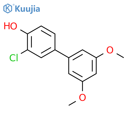 2-chloro-4-(3,5-dimethoxyphenyl)phenol structure