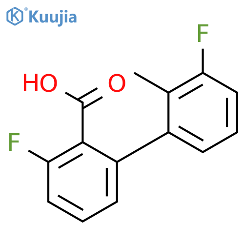 6-Fluoro-2-(3-fluoro-2-methylphenyl)benzoic acid structure