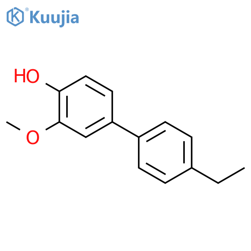 4-(4-Ethylphenyl)-2-methoxyphenol structure