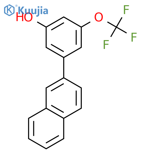 3-(Naphthalen-2-yl)-5-(trifluoromethoxy)phenol structure