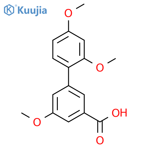 3-(2,4-Dimethoxyphenyl)-5-methoxybenzoic acid structure