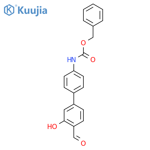 5-(4-Cbz-Aminopheny)-2-formylphenol structure