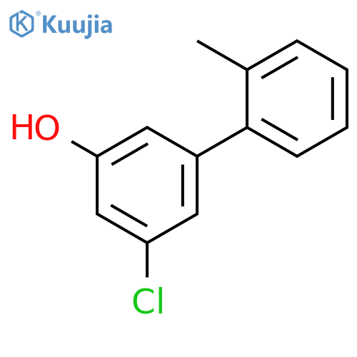 3-Chloro-5-(2-methylphenyl)phenol structure