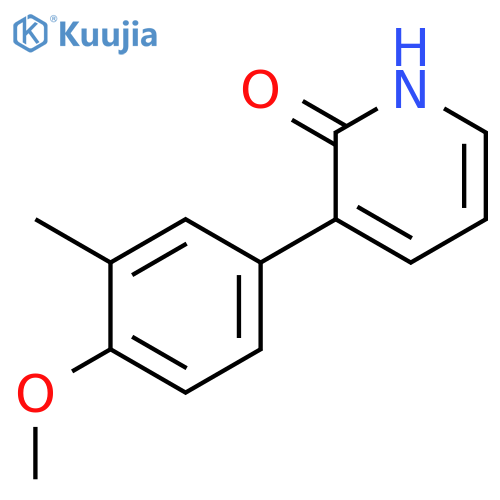3-(4-Methoxy-3-methylphenyl)pyridin-2(1H)-one structure
