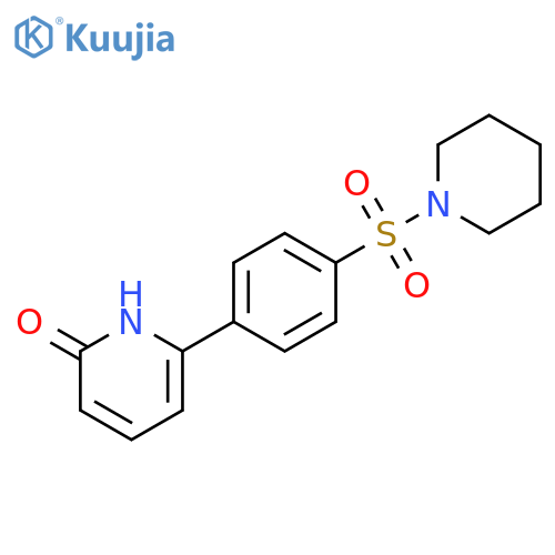 6-[4-(Piperidine-1-sulfonyl)phenyl]pyridin-2(1H)-one structure