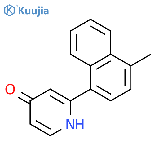 2-(Naphthalen-1-yl)pyridin-4-ol structure