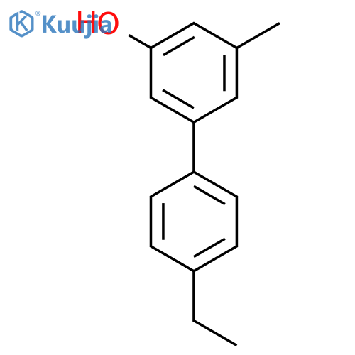 5-(4-Ethylphenyl)-3-methylphenol structure