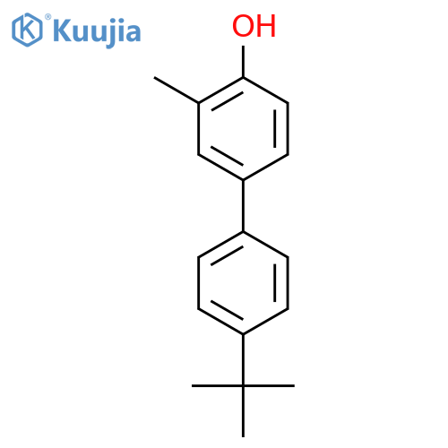 4-(4-tert-butylphenyl)-2-methylphenol structure