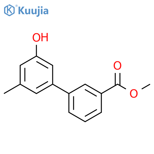 5-(3-Methoxycarbonylphenyl)-3-methylphenol structure