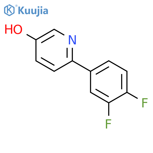 6-(3,4-Difluorophenyl)pyridin-3-ol structure