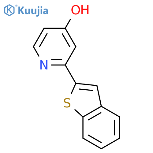 2-(Benzobthiophen-2-yl)pyridin-4-ol structure