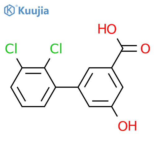 3-(2,3-Dichlorophenyl)-5-hydroxybenzoic acid structure