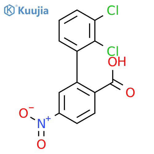 2-(2,3-Dichlorophenyl)-4-nitrobenzoic acid structure
