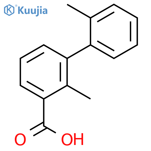 3-(2-Methylphenyl)-2-methylbenzoic acid structure
