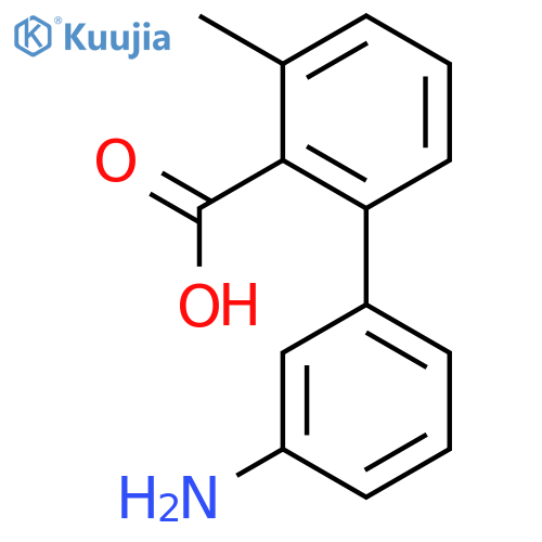 2-(3-Aminophenyl)-6-methylbenzoic acid structure