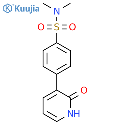 3-(4-N,N-Dimethylsulfamoylphenyl)-2-hydroxypyridine structure