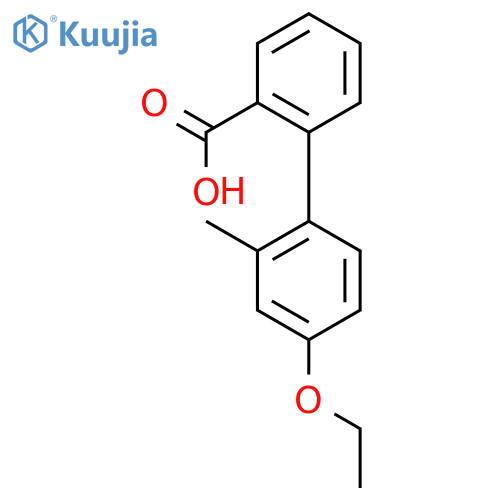 2-(4-ethoxy-2-methylphenyl)benzoic Acid structure