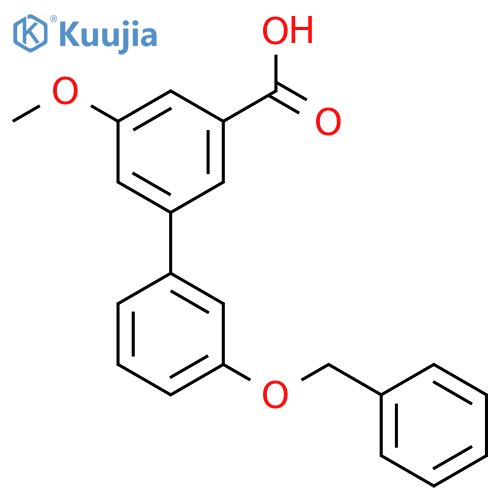 3-(3-Benzyloxyphenyl)-5-methoxybenzoic acid structure