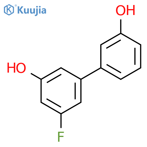 3-(3-Fluoro-5-hydroxyphenyl)phenol structure