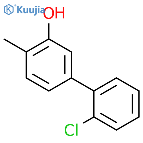 5-(2-Chlorophenyl)-2-methylphenol structure