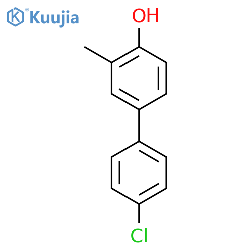 4-(4-Chlorophenyl)-2-methylphenol structure