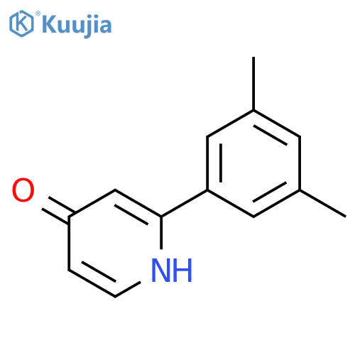 2-(3,5-Dimethylphenyl)pyridin-4(1H)-one structure