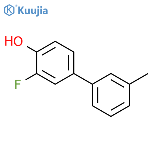 2-Fluoro-4-(3-methylphenyl)phenol structure