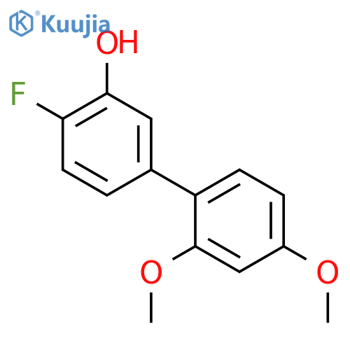 5-(2,4-Dimethoxyphenyl)-2-fluorophenol structure