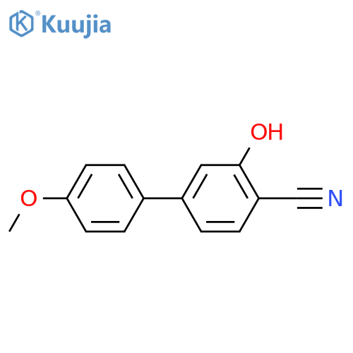 2-Cyano-5-(4-methoxyphenyl)phenol structure