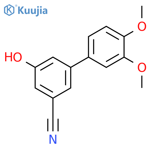 3-Cyano-5-(3,4-dimethoxyphenyl)phenol structure