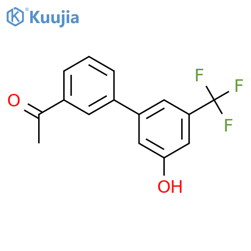 5-(3-Acetylphenyl)-3-trifluoromethylphenol structure