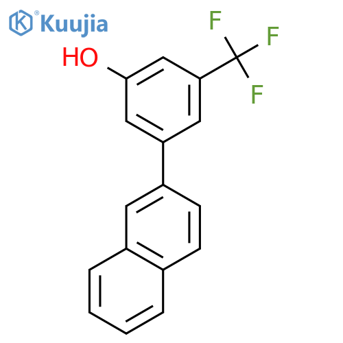 3-(Naphthalen-2-yl)-5-(trifluoromethyl)phenol structure